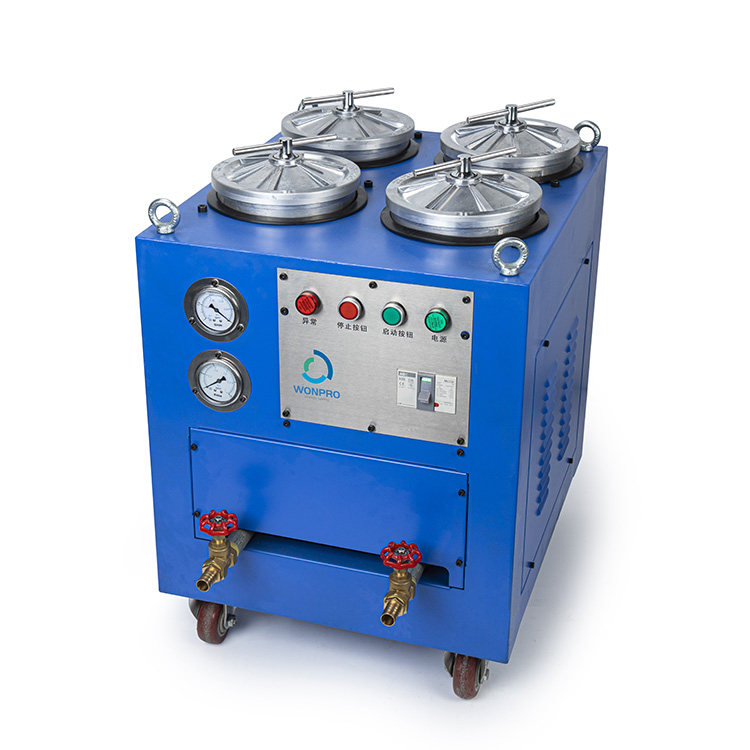 The viscocity of the oil filter machine