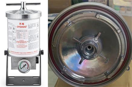 Troubleshooting of hydraulic filter