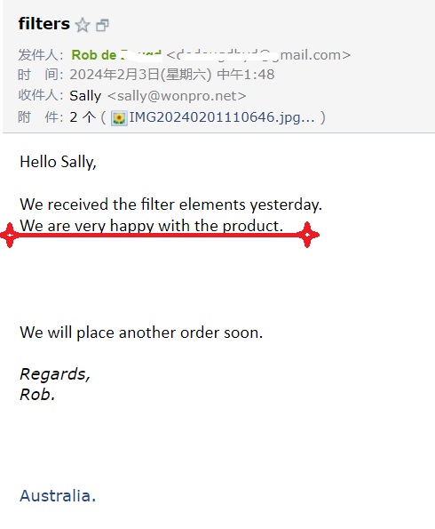 Customer praise for our products